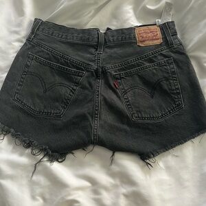 Black 501 Levi shorts size 30